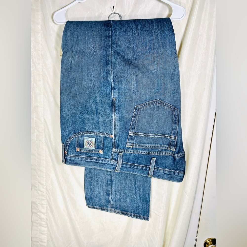 Cinch White Label Relaxed Fit Mid Rise Straight Leg Jeans Size 38X34 Preowned.